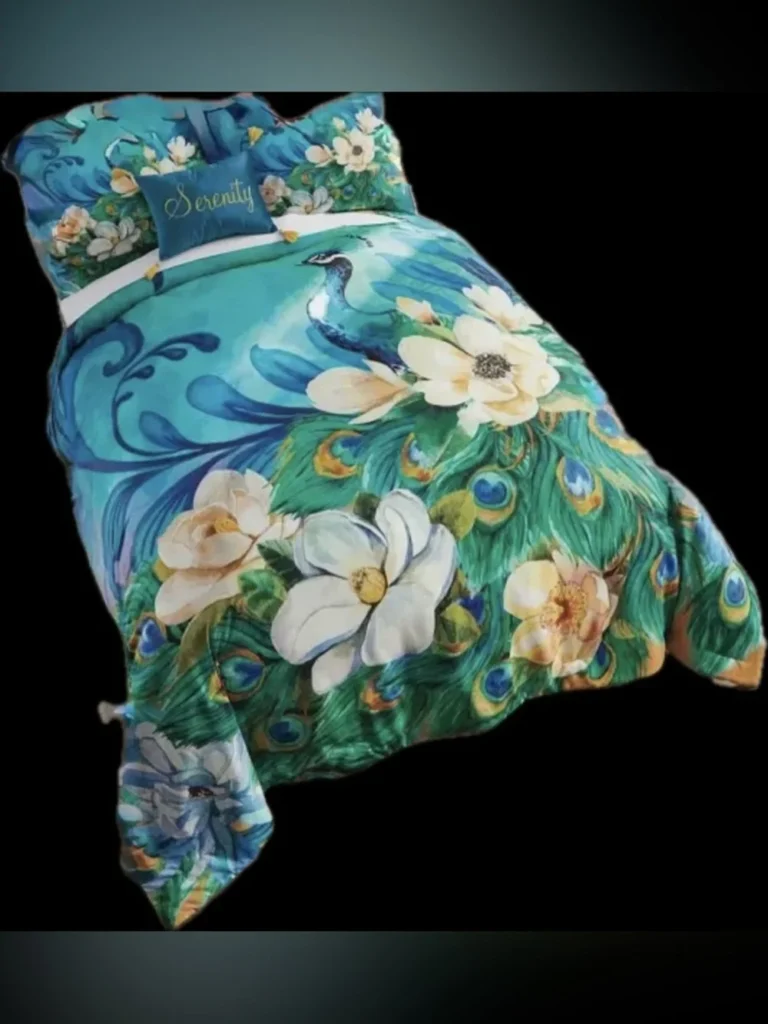 Peacock Serenity Full Comforter Set