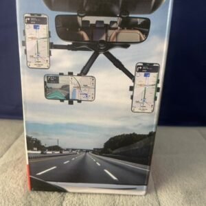 Rearview Mirror cell phone holder