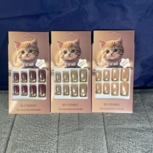 Lot of 3 Cat eye Press on nails  Lot # 84