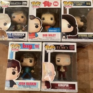 Lot of 5 Funko Pops. All in boxes. Various conditions.