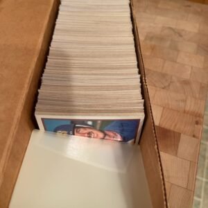 Box of 1989 Bowman Baseball Cards. With extra side sleeves.