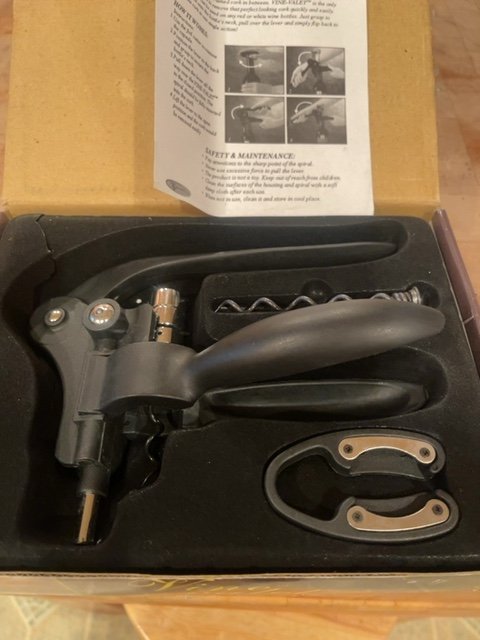 Brand new Wine Bottle Opener Kit by Vine Valet. New in box.