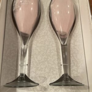 Set of 2 Wedding Toast glasses. Brand new in box