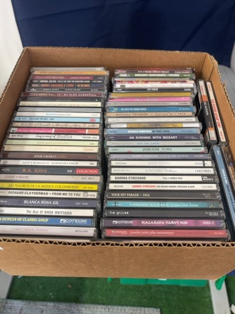 Box #6 full of CD’s