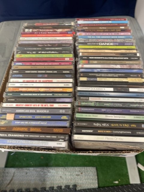 Box #7 full of CD’s